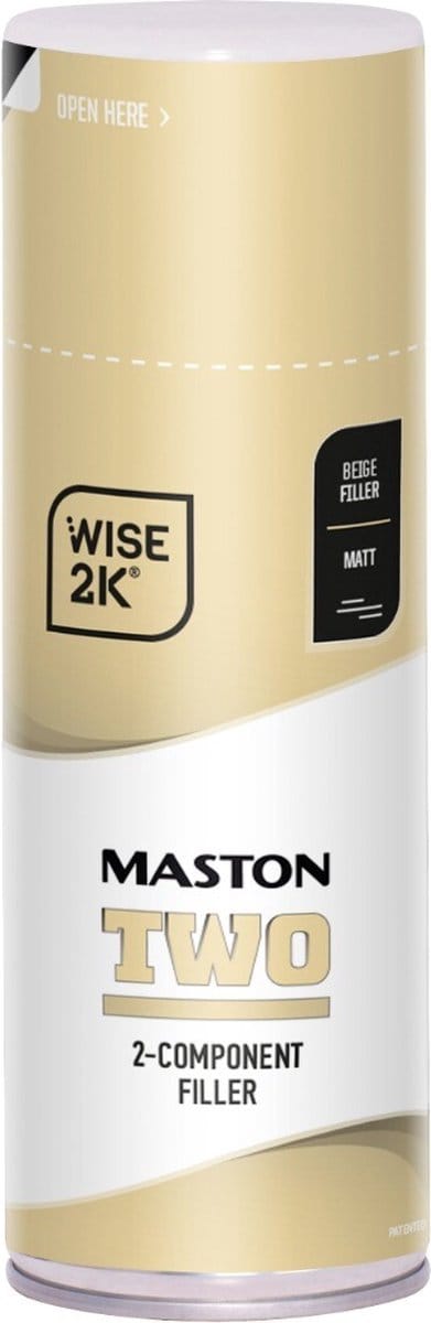 Maston 2K Epoxy Spray Filler - Anti roest - Beige - 400 ml