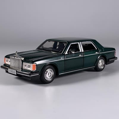 1:32 1994 Rolls Royce Silver Spur Limousine Legering Metaal Diecast Modelauto Geluid En Licht Pull Back Collectie Hobby Decoraties