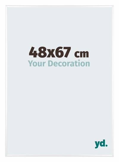 Your Decoration - Puzzellijst 48x67 cm - Wit Hoogglans - Puzzellijst 500-1000 stukjes - Aluminium Fotolijst - Kent