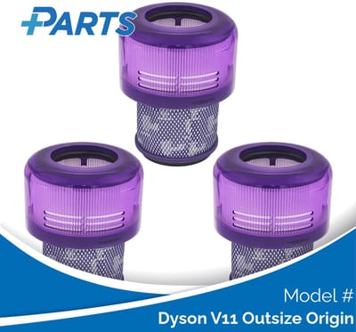 Dyson V11 Outsize Origin Filters (3 Stuks, Plus.Parts® alternatief voor 970422-01)