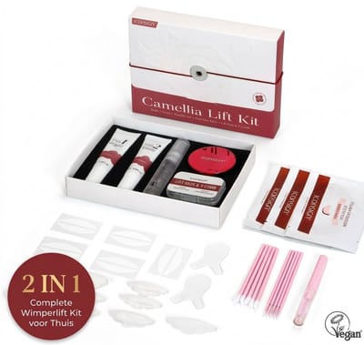 ICONSIGN® 2 in 1 Lash Lift Kit & Brow Lamination – Koreaanse Camellia Formule – Wimperserum - Wenkbrauw Serum - Wimperlifting Set - Make Up Lifting Set - Resultaat tot 90 Dagen – Vegan & Cruelty Free – Complete Set Met Handleiding