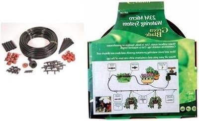 Micro Irrigatie Systeem - Automatische Bewatering - Planten Verzorgen - Water Zonder Afval - 23 Meter - Zwart