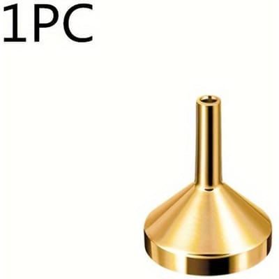 1 stuks Trechters, Mini Trechter, Olietrechter, Vloeistoftrechter, Multifunctionele Olietrechter, Metalen Trechter, Hittebestendige Olietrechter Voor Melk, Wijn goud