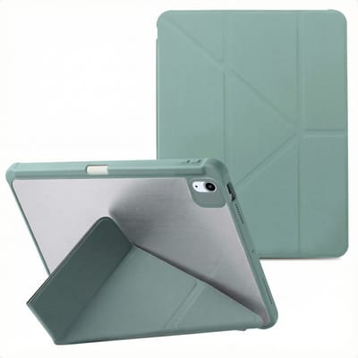 imoshion Tablet Hoes - Geschikt voor Apple iPad Air 13 inch (2026) M4 / Air 13 inch (2025) M3 / Air 13 inch (2024) M2 - Bookcase- Donkergroen