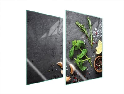 TMK ArtDeko Serie - Glazen Beschermer - 35x52 cm - Veilig - Multifunctioneel