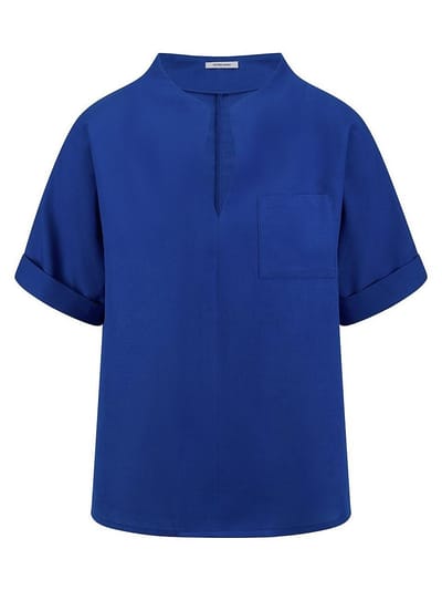 Blouse Van Peter Hahn blauw