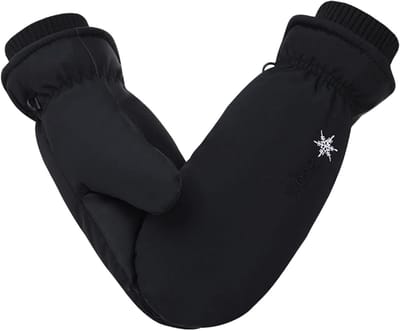 Dames Fleece Skiwantjes - Waterdichte Thermische Handschoenen voor Buitenactiviteiten, Touchscreen Geschikt, Perfect voor Skiën en Kamperen