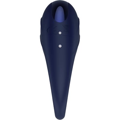 Dreamtoys Glam Vibrating penisring - Blauw