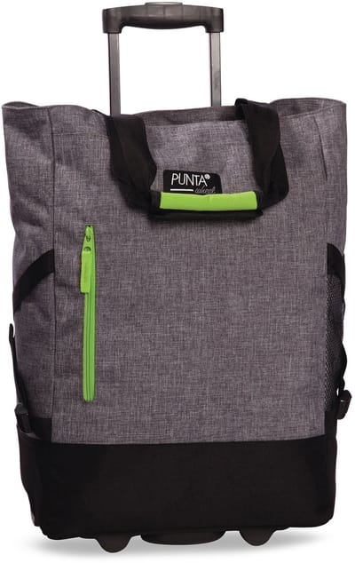 Fabrizio - Punta - shoppingtrolley - boodschappenkar - Grijs/Lime