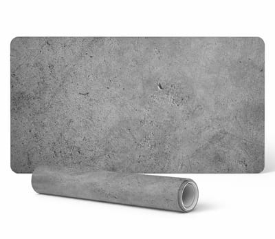 Decoratieve bureauonderlegger met ruw betonpatroon, 90x45 cm