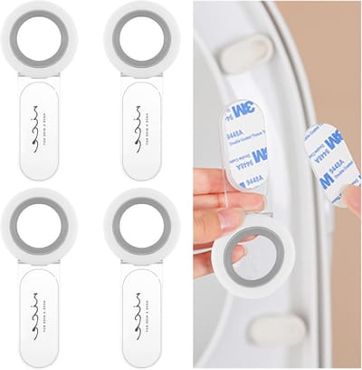 4 Stuks Universele Wc-Bril Lifter Met Handvat Hygiënische Badkameraccessoire Wit