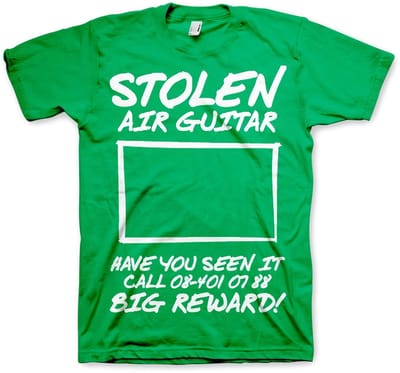 Hybris Stolen Air Guitar T-shirt SH-1-15318-H9-15