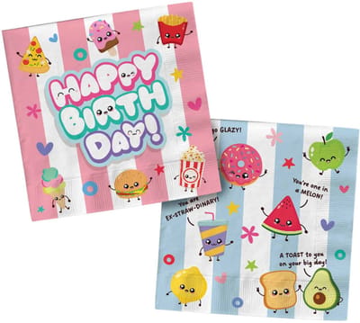 Riethmüller - Servetten - kawaii party - 33 x 33 cm - 20 stuks