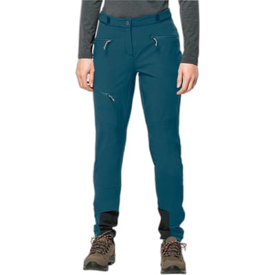 Jack Wolfskin Salmaster Pants W 1507681-4133, Vrouwen, Blauw, Broek, maat: 34