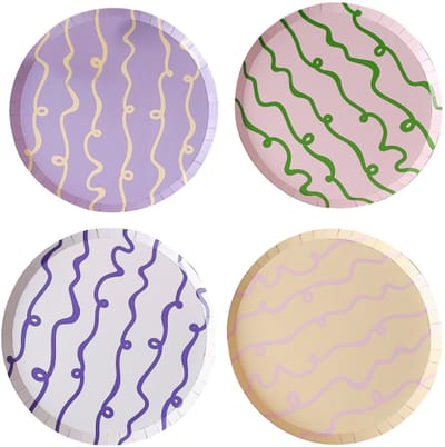 Multicolor Swirl - 8 stuks