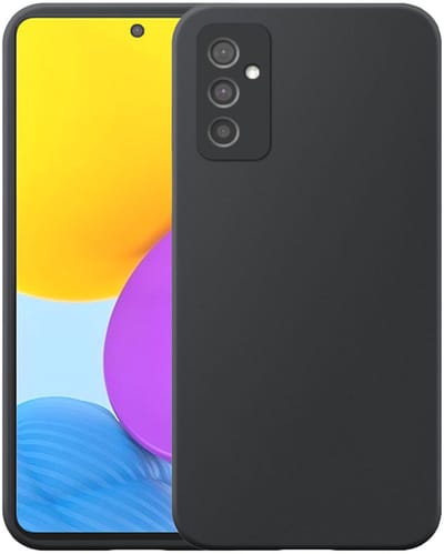 Geschikt voor Samsung Galaxy M52 Telefoonhoesje Flexibel Siliconen TPU hoesje - Flexible Back Cover Case Siliconen TPU - Zwart - Smartphonica geschikt voor Samsung Galaxy M52 5G