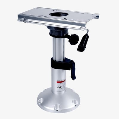 Verstelbare Hoogte Vergrendeling Boot Stoel Sokkel 13 tot 18 inch met Swivel