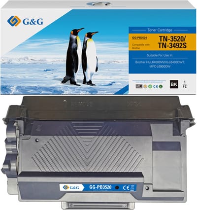G&G Brother TN-3520 - Huismerk Toner - Zwart