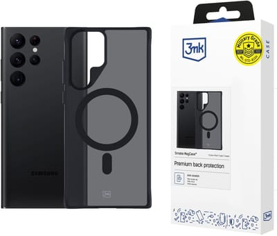 Hoesje voor Samsung Galaxy S22 Ultra 5G - 3mk Smoke MagCase