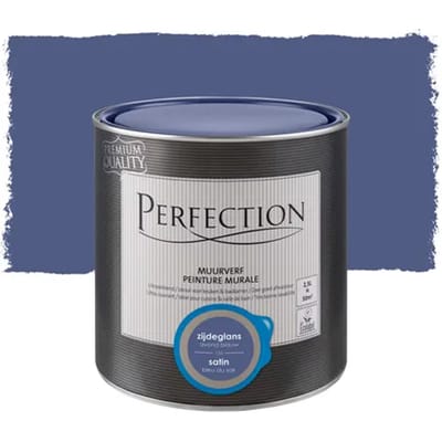 Perfection Ultradekkend Muurverf - Zijdeglans - Avond Blauw - 2,5l
