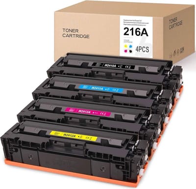 4-pack | Huismerk toner geschikt voor HP 216A W2410A - W2413A (MET CHIP) voor HP Color Laserjet Pro M155 MFP M182 M182n M182nw M183 M183fw