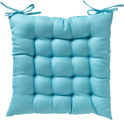 SONNY - stoelkussen 40x40 cm - matraskussen - Antigua Sand - blauw