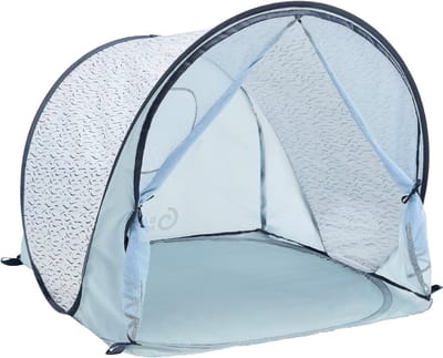 RUX® Strandtent uv Bescherming - Strandtent Baby Pop Up – Strandtentje Extra Licht – Strandschelp – Strand Tent – Zonbescherming – Pop Up Tent - Voor in de Tuin, Strand, Vissen Etc, - Blauw - 98cm x 90cm x 85cm