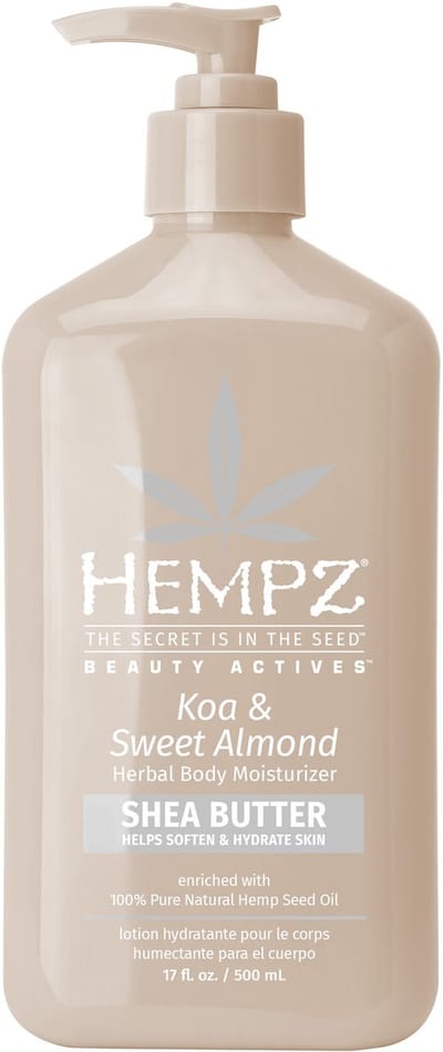 Hempz Original Koa & Sweet Almond Herbal Body Moisturizer 500 ml - Hydraterende Crème - Body Lotion voor Dames en Heren - Hydraterend & Verzachtend - Amandel Vanille