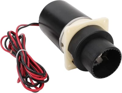 Toiletpomp Motor - Vervangende pomp - Stille spoeling - Efficiënte 12V motor - 21 x 11 x 10 cm - Zwart