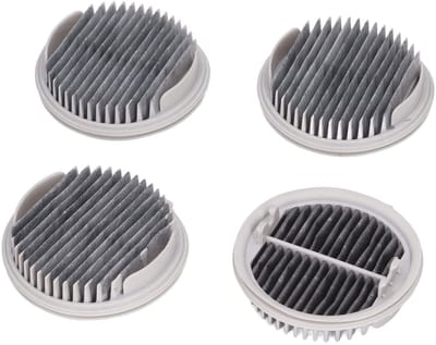 Dailygoods- Filter 4 Stuks - Vervangende Stofzuigerfilters - Handstofzuiger Accessoires - Hoge Efficiëntie - ABS Materiaal - Verbeterde Luchtkwaliteit - Stofzuigerfilter