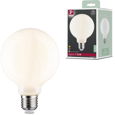 Filament 230 V LED Globe G95 E27 1055lm 9W 2700K dimbaar Opaal