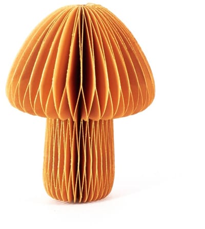 Papieren paddenstoel oranje