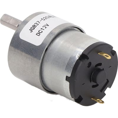 DC-motor met vertraging CW CCW Snelheidsreductie Zelfvergrendelende Turbine Wormwielmotor DC12V 45RPM