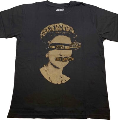 Sex Pistols - God Save The Queen Heren T-shirt - S - Zwart