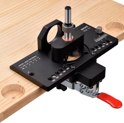 Metalen Scharnier Mal 35mm voor Kastdeuren | Inclusief Snelklem & Stofzuigadapter