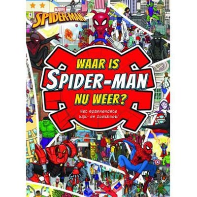 Deltas Marvel Waar is Spider-man nu weer? Kijk- en zoekboek Voorleesboeken