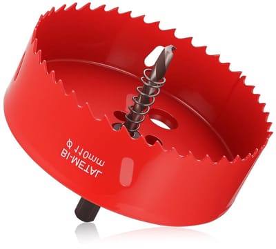 Bimetalen 110 mm Holzaag Set voor Hout, Plastic, Gipsplaat en Dunne Metaalplaten met Hexaansluiting en Boorbit