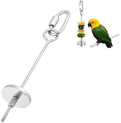 Dailygoody - Birds Food Holder - Vogelvoederhouder - Roestvrij staal - Geschikt voor kleine vogels - Voedingstool voor dieren