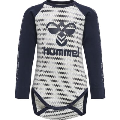 Hummel Kinder Bodys Desmond Body Longsleeve 214099 Black Iris-68 - ca. 6 Monate