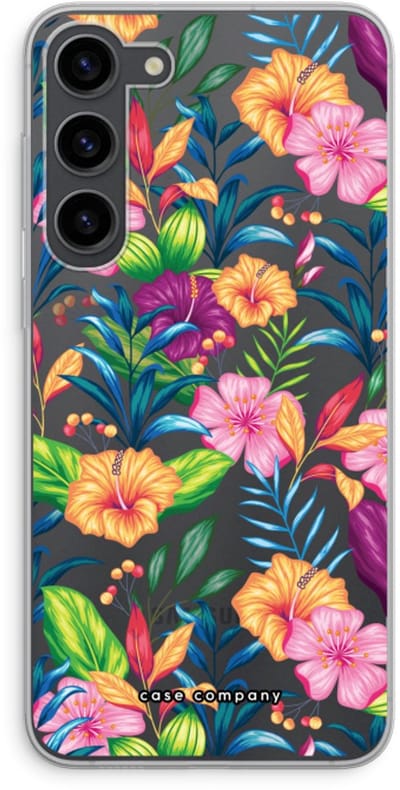 Case Company® - Hoesje geschikt voor Samsung Galaxy S23 Plus hoesje - Tropisch 2 - Soft Cover Telefoonhoesje - Bescherming aan alle Kanten en Schermrand