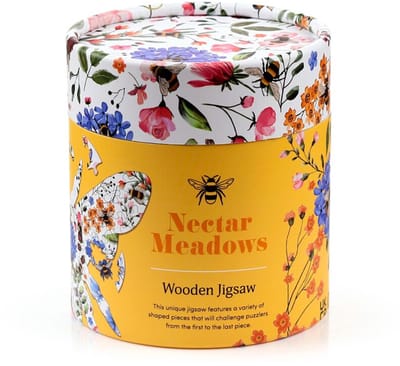 Nectar Meadows Bij – Houten 130-Stuks Bij-Vorm Legpuzzel