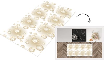 Keukenloper - Loper keuken - Kerstballen - Winter - Patronen - Kerst - 120x60 cm - Keukenloper vinyl