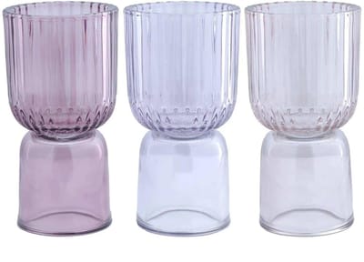 House of Nature Waxinelichtjes Lumsden multi 17cm - 3 stuks