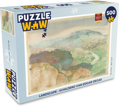 Puzzel Landscape - Schilderij van Edgar Degas - Legpuzzel - Puzzel 500 stukjes