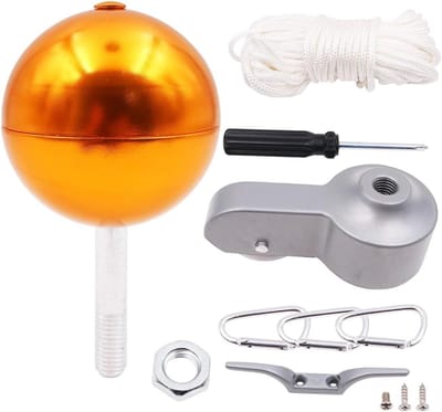 Dailygoods - Vlaggenstok Hardware Onderdelen Reparatie Kits - Metalen Accessoires voor Vlaggenmast