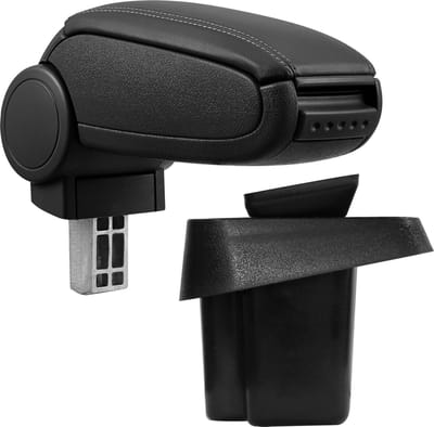 Armsteun-Suzuki SX4 + Fiat Sedici-kunstleer-zwart