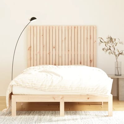 vidaXL - Wandhoofdbord - 140x3x110 - cm - massief - grenenhout