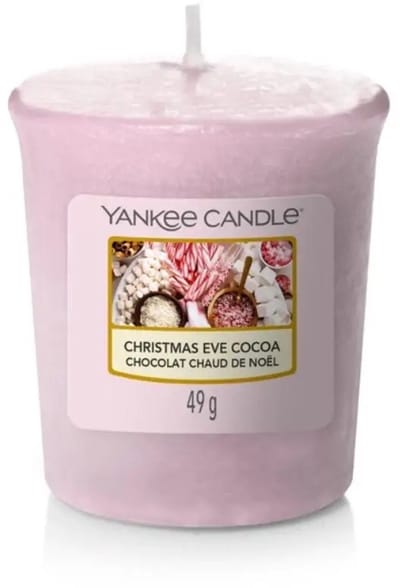 Yankee Candle Votive Christmas Eve Cocoa 49g - Sfeervolle kerstgeur