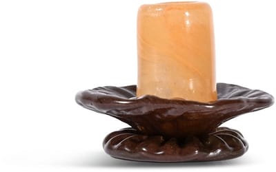 Byon - Kandelaar Lara orange/brown 9cm - Kandelaren