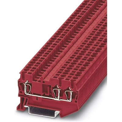 Phoenix Contact 3031995 Doorgangsserieklem 5.2 mm Spanveer Rood 50 stuk(s)